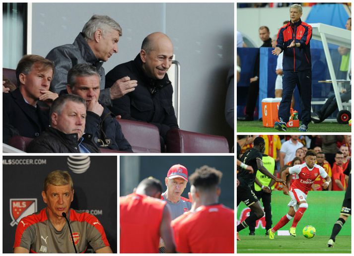 Arsene Wenger og Ivan Gazidis.