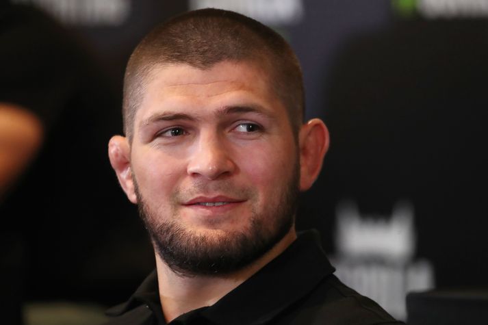 Khabib er ósigraður í UFC-búrinu.