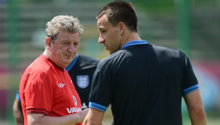Roy Hodgson og John Terry.