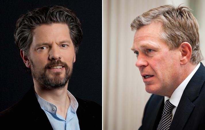 Dagur B. Eggertsson, borgarstjóri, og Höskuldur Ólafsson, bankastjóri Arion banka.