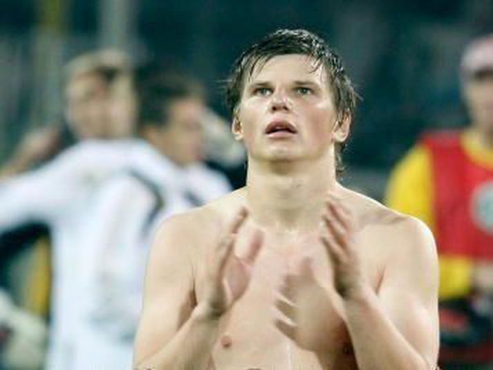 Arshavin, leikmaður Arsenal.