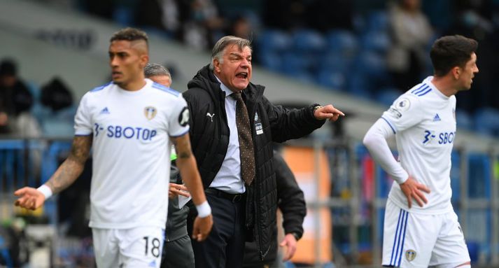 Stóri Sam Allardyce virðist vera á leið aftur í ensku úrvalsdeildina.