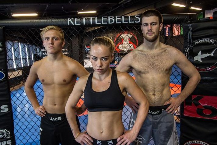 Bjarki Ómarsson, Sunna Rannveig Davíðsdóttir og Björn Diego Valencia mun öll keppa fyrir hönd Mjölnis á Euro Fight Night í Dublin.