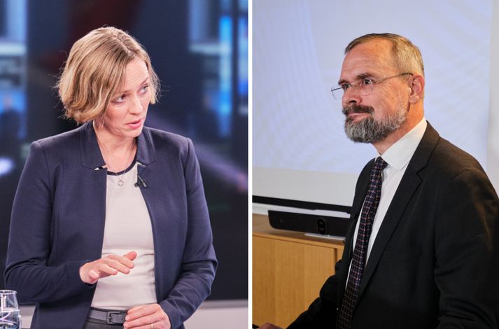 Halla Gunnarsdóttir formaður VR er meðal þeirra sem setja út á málflutning Daða Más Kristóferssonar fjármálaráðherra.