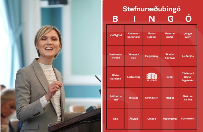 Kristrún Frostadóttir heldur stefnuræðu forsætisráðherra í kvöld.