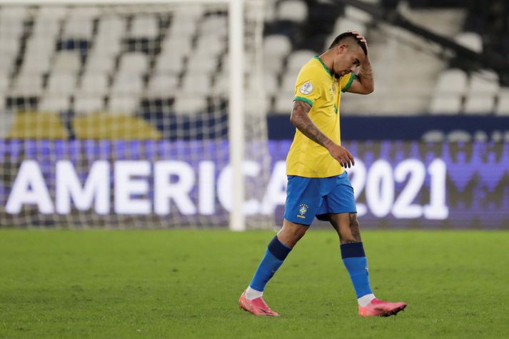 Gabriel Jesus er mættur aftur í brasilíska landsliðið.