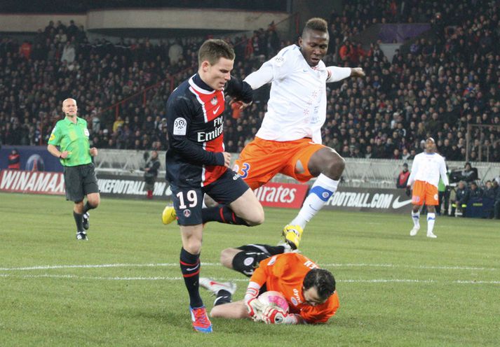 Kevin Gameiro í leik með PSG.