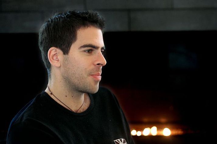 Eli Roth ræddi mikið um Ísland í spjallþætti Conan O‘Brian.