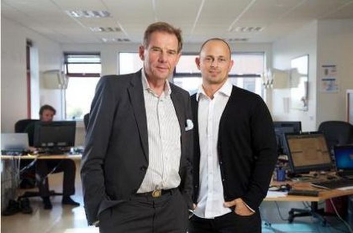 Þórður Magnússon, stjórnarformaður Eyris Invest, sem er stærsti hluthafi Remake á eftir framkvæmdastjóranum og stofnandanum, Hilmi Ingi Jónssyni, sem er með Þórði á myndinni.