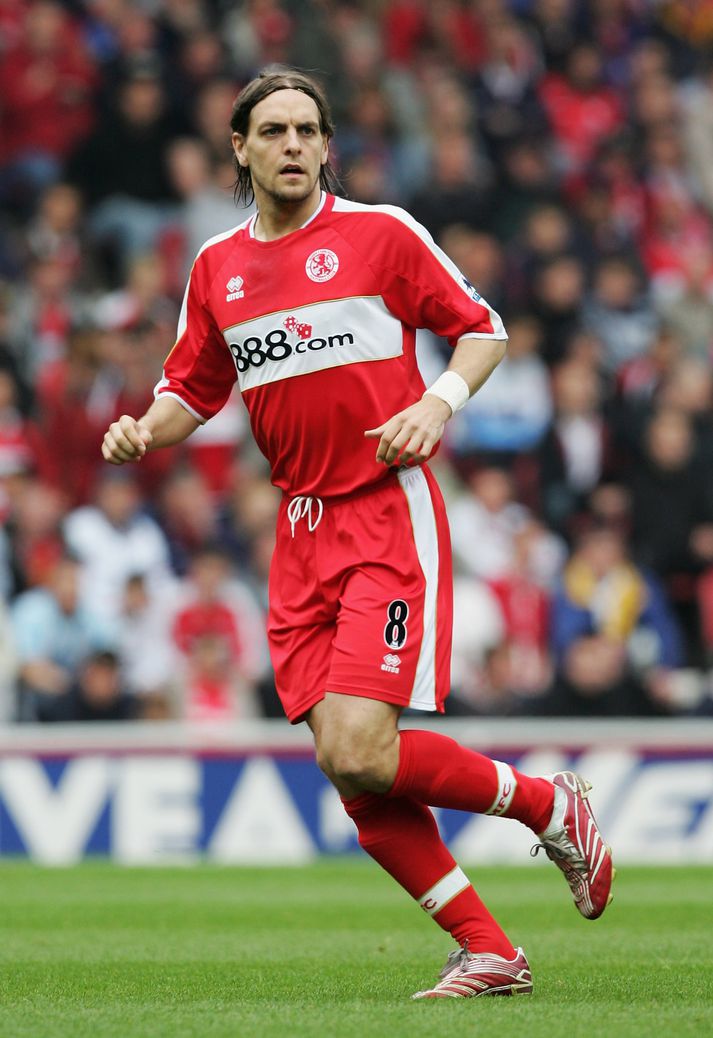 Woodgate er í byrjunarliði Middlesbrough.