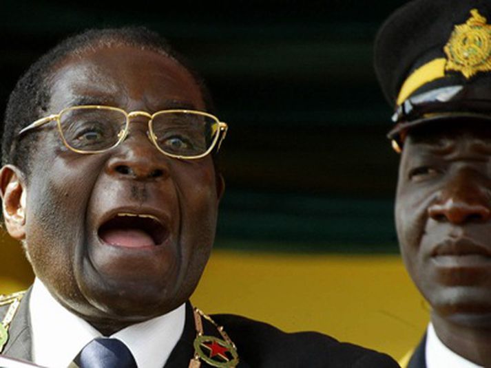 Robert Mugabe hefur verið forseti Zimbabwe í 28 ár.