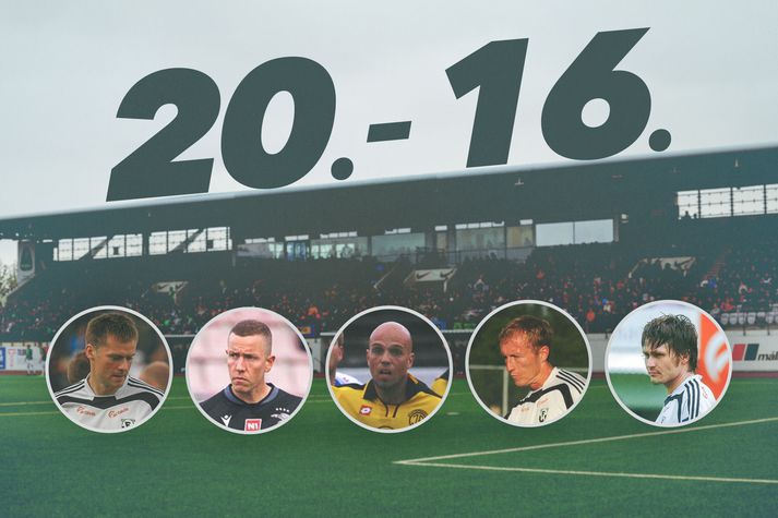 Leikmennirnir sem enduðu í sætum 20-16.