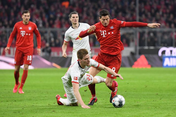 Robert Lewandowski tókst ekki að skora, aldrei þessu vant.