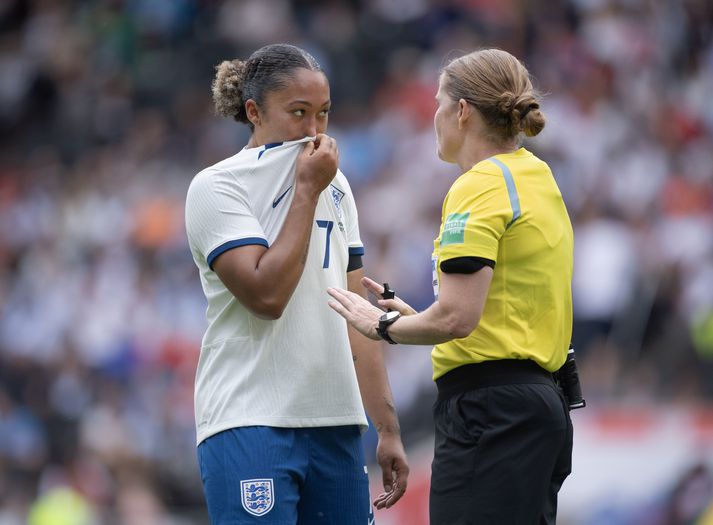 Ef England ætlar sér langt þá þarf Lauren James að sýna hvað í henni býr.