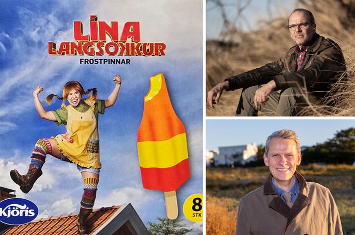 Stefán Mani veltir fyrir sér hvers vegna Þjóðleikhúsið skuli stuðla að aukinni sykurneyslu með sölu á Línu-frostpinnum. Magnús Geir segir slíka markaðssetningu ekki nýja af nálinni en sjálfsagt sé að endurskoða hana.