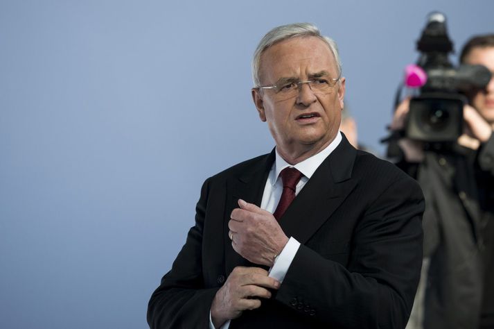 Martin Winterkorn, fráfarandi forstjóri VW, fær fjóra milljarða í lífeyrisgreiðslur frá fyrirtækinu og er því ekki á flæðiskeri staddur.