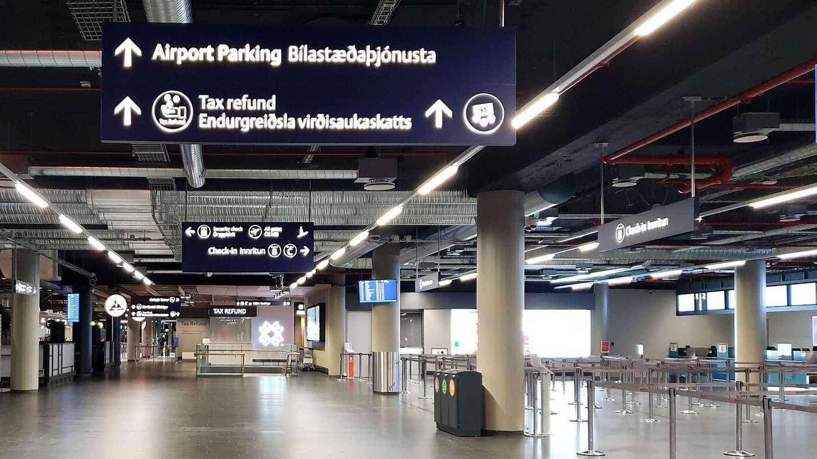 Einn í haldi eftir hand­töku í flug­stöðinni
