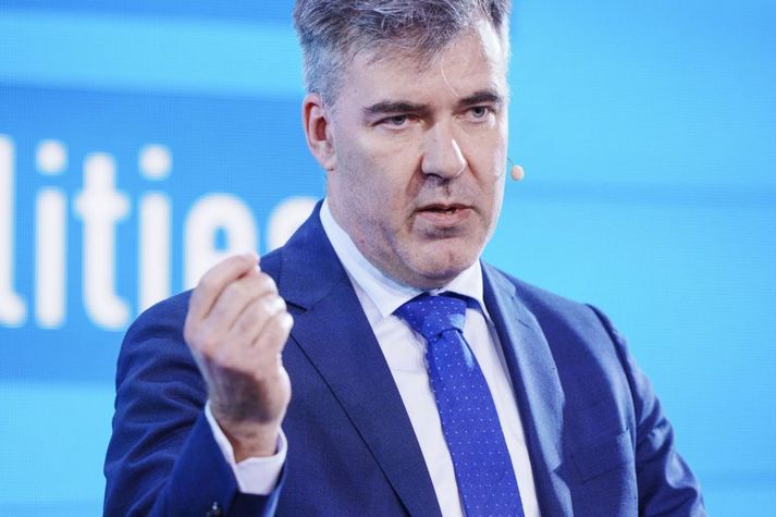 Lars Aagaard, ráðherra orku- og loftslagsmála í Danmörku, greindi frá ákvörðun ríkisstjórnarinnar í morgun.