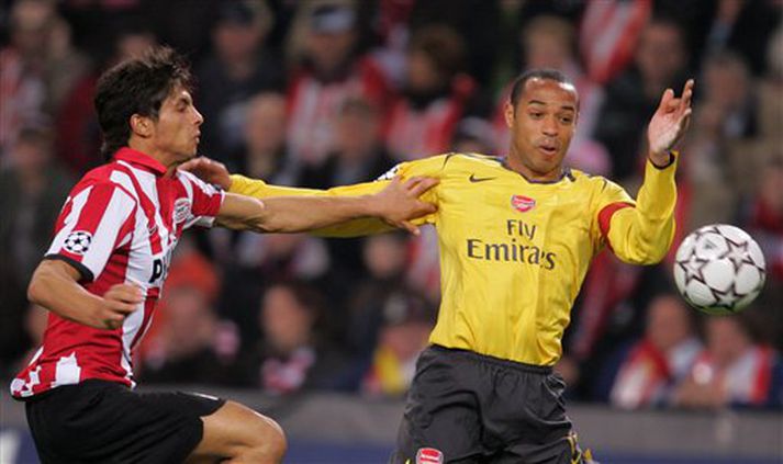 Thierry Henry verður líklega ekki í byrjunarliðinu á sunnudag.