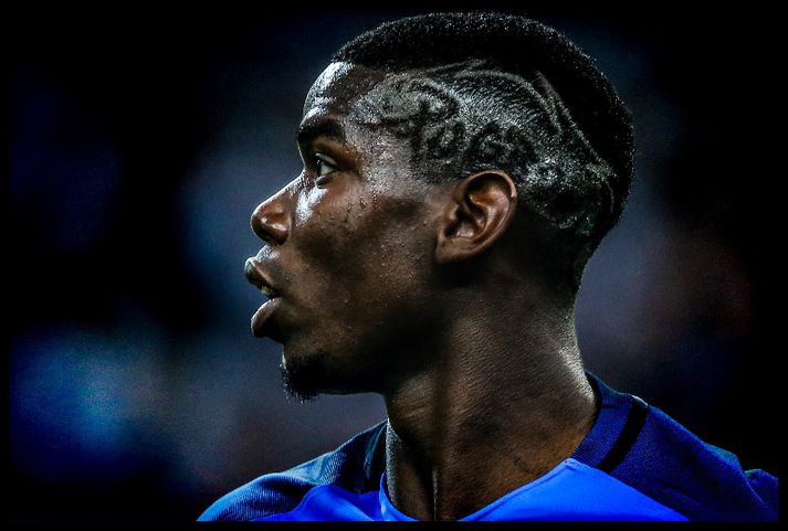 Pogba í leik á EM.