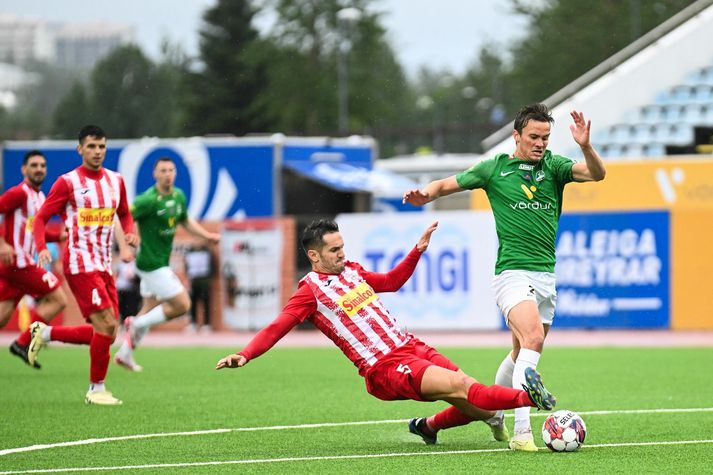 Kristófer Ingi í leik með Blikum.