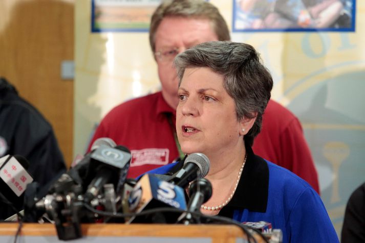 Napolitano sætti gagnrýni í kjölfar Boston-sprengjuárásarinnar.