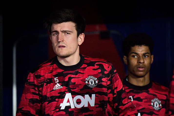 Rashford og Maguire lenti saman á Selhurst Park í vikunni.