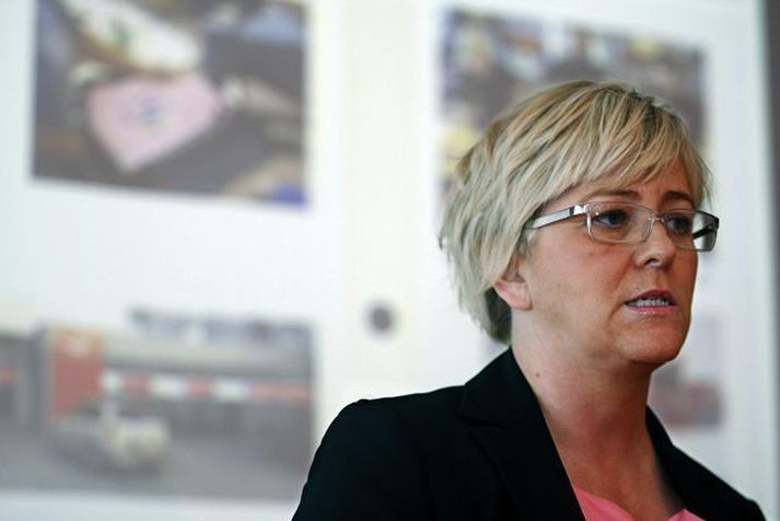 Birna Einarsdóttir bankastjóri sér aukningu í eftirspurn lána hjá fyrstu íbúðakaupendum.