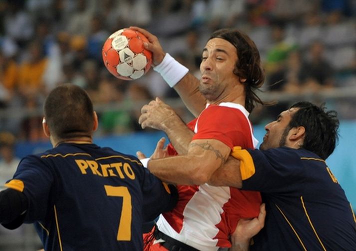 Ivano Balic skoraði tvö mörk fyrir Króatíu í nótt.