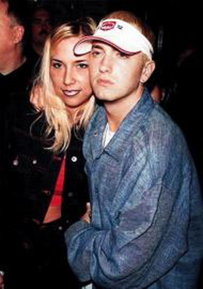 Kim Mathers og Eminem. Það hefur á ýmsu gengið í sambandi þessa tveggja.