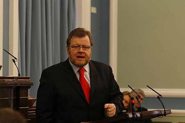 Össur Skarphéðinsson, alþingismaður.