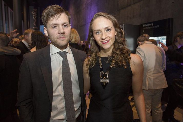 Dagur Kári og Sigríður María Egilsdóttir sem var tilnefnd fyrir hlutverk sitt í kvikmyndinni Hross í oss.