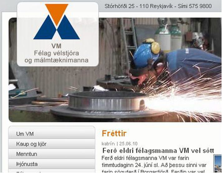 Af heimasíðu VM.is