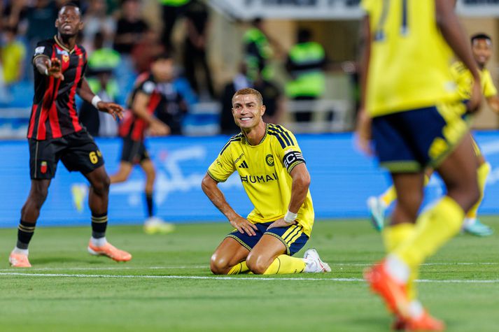 Ronaldo í leik með Al-Nassr á dögunum