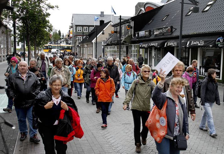 Ferðamenn áttu misauðvelt með að bera fram nafn eldstöðvarinnar.