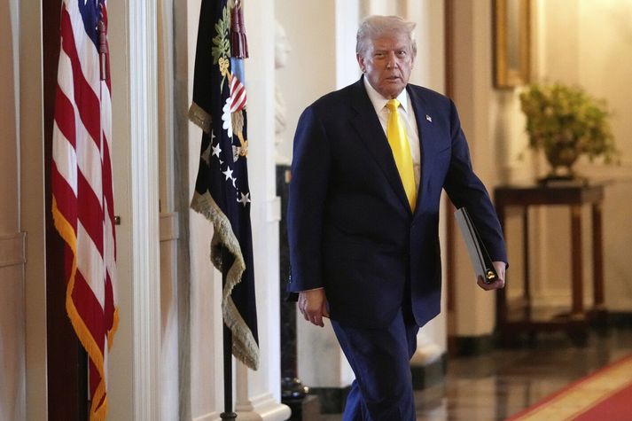 Donald Trump, forseti Bandaríkjanna.