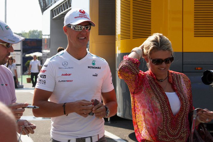 Michael og Corinna Schumacher.