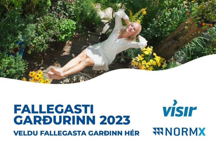 Lesendur Vísis geta kosið um fallegasta garð ársins 2023. Valið stendur á milli sex fallegra garða.