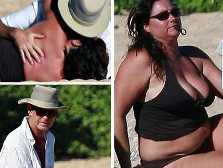 Pierce Brosnan og Keely Shaye Smith.