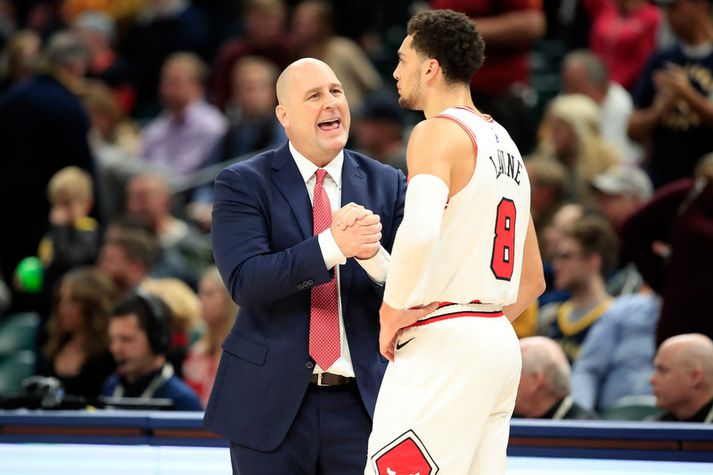 Jim Boylen og Zach LaVine.