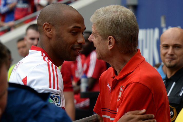 Thierry Henry og Arsene Wenger eru miklir vinir.