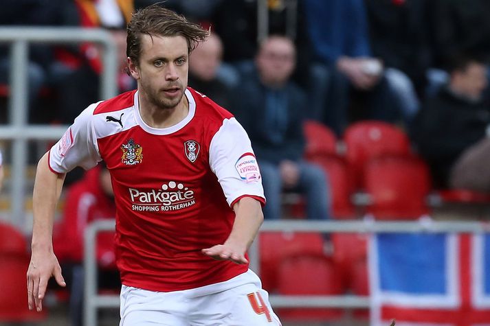 Kári Árnason var góður í vörninni.