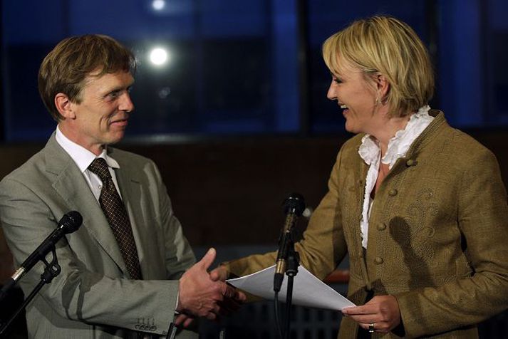 Óskar og Hanna Birna Segja stöðu Reykjavíkurborgar sterka.Fréttablaðið/Anton