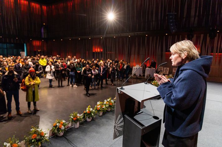 Sólveig Anna Jónsdóttir formaður Eflinigar segir aðgerðir félagsins ásamt öðru hafa skilað þeim árangri að nú fyrst væru alvöru samningavðræður að hefjast.