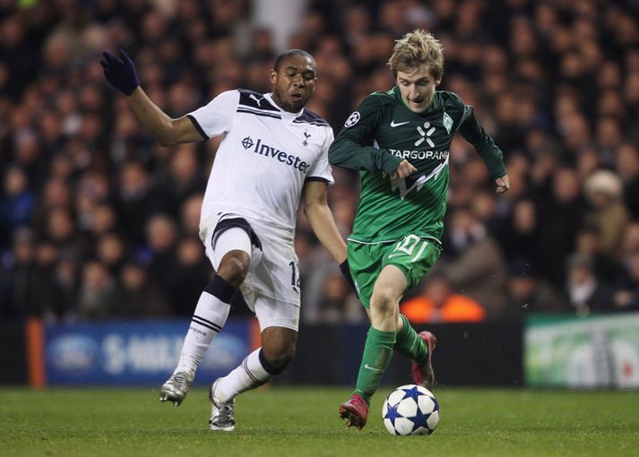 Marin í leik gegn Spurs í Meistaradeildinni.