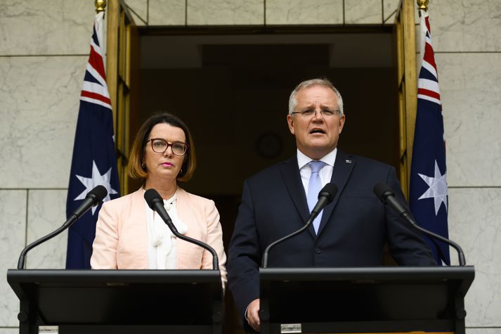 Anne Ruston og Scott Morrison.