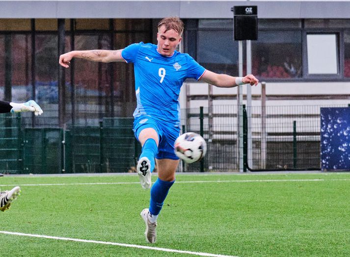 Benoný Breki Andrésson skoraði langþráð mark í kvöld.