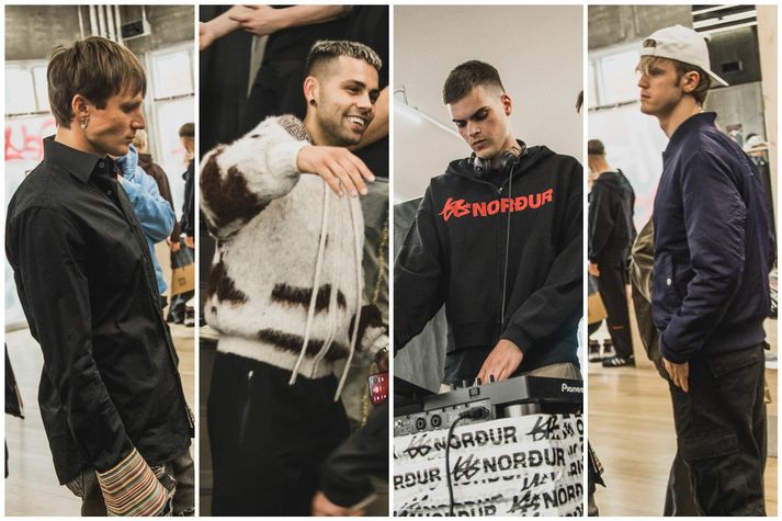 Patrik, Aron Can, Daði Ómars og fleiri mættu í 66 Norður x Reykjavik Roses partýið í síðustu viku. Daði Ómars þeytti skífum.