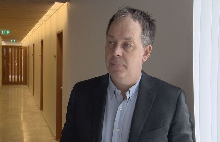 Gylfi Zoega hagfræðiprófessor við Háskóla Íslands.