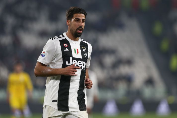 Sami Khedira í leik með Juve.